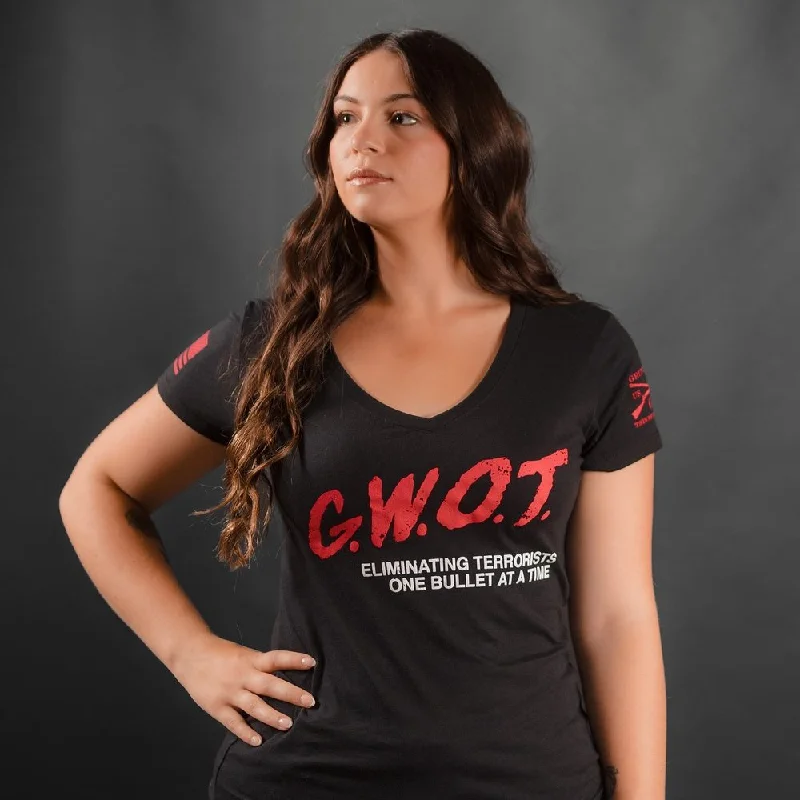 Women's G.W.O.T. V-Neck - Black