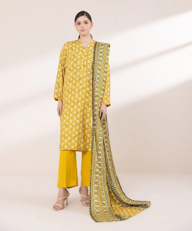 Printed Linen Dupatta