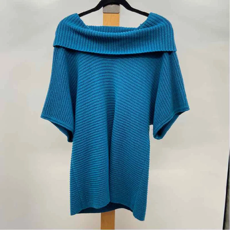 Coldwater Creek Women's Size XL Teal Shimmer Sweater