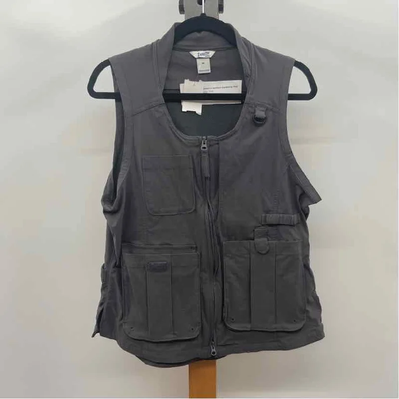 Duluth Trading Co. Women's Size M Gray Solid Vest