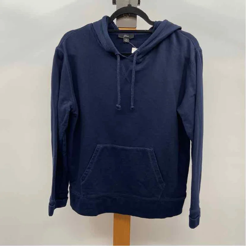 J Crew Women's Size M Navy Solid Sweatshirt