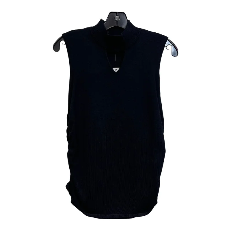 Top Sleeveless By Clothes Mentor In Black, Size: M