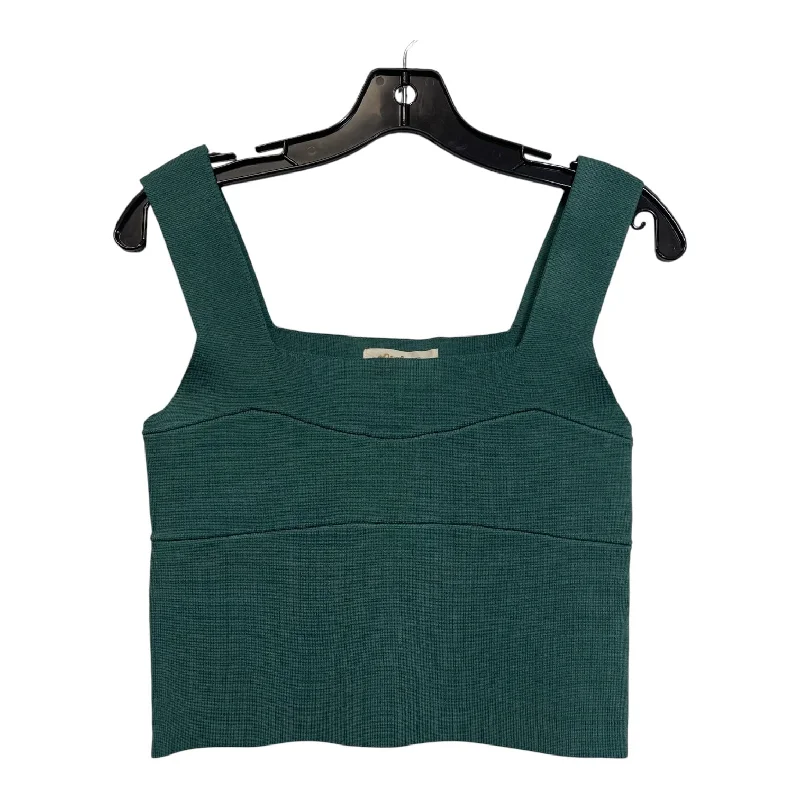 Top Sleeveless By Listicle In Green, Size: L