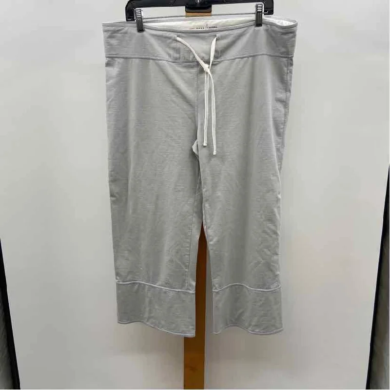 Neon Buddha Women's Size XL Gray Solid Pants