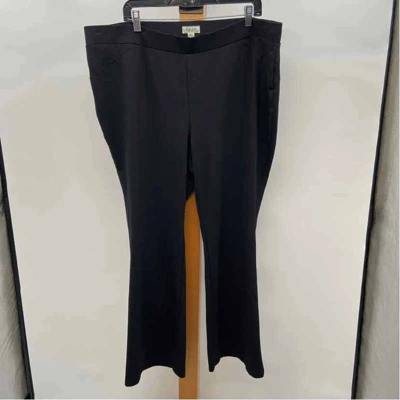 Style & Co. Women's Size 3X Black Solid Pants