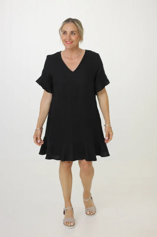 KARGY DRESS - ONYX