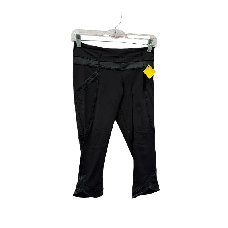 Athletic Capris By Lululemon In Black, Size: 4