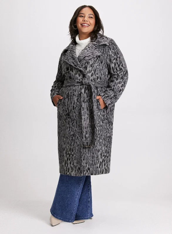 Bernardo - Leopard Print Coat