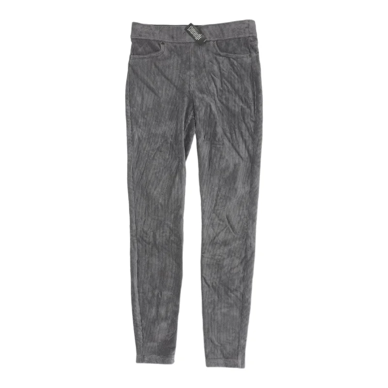 Gray Solid Pants