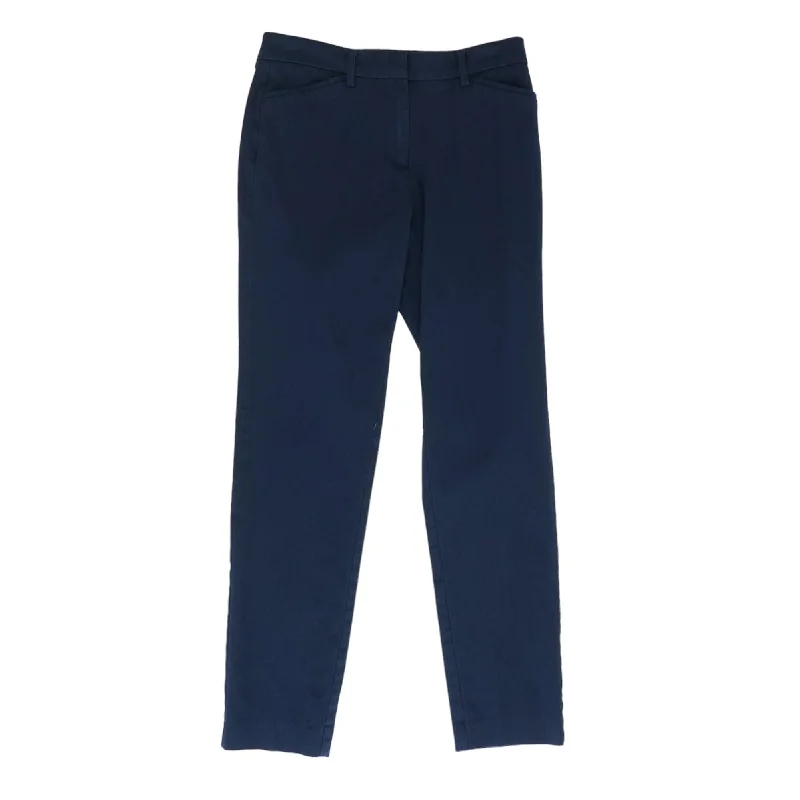 Indigo Solid Chino Pants