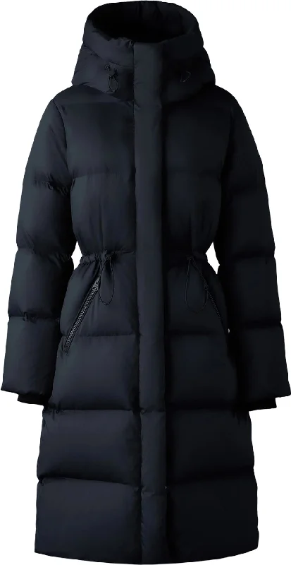 Ishani-SW Softwash Long Down Coat with Hood - Women's|-|Manteau long en duvet en tissu froissé doux avec capuchon Ishani-SW - Femme