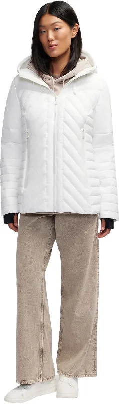 Esmay Lightweight Mixed Media Quilted Packable Puffer Jacket - Women's|-|Manteau matelassé léger et compressible en matériaux assortis Esmay - Femme