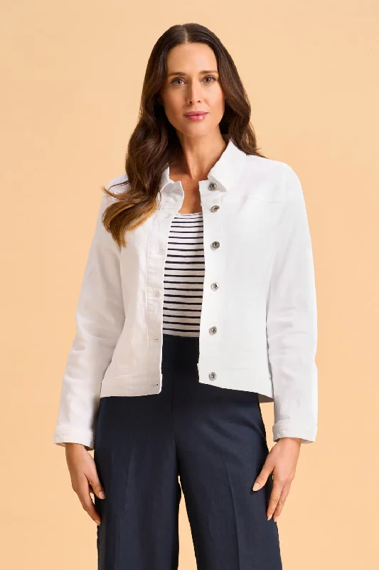 Timeless Denim Jacket - White