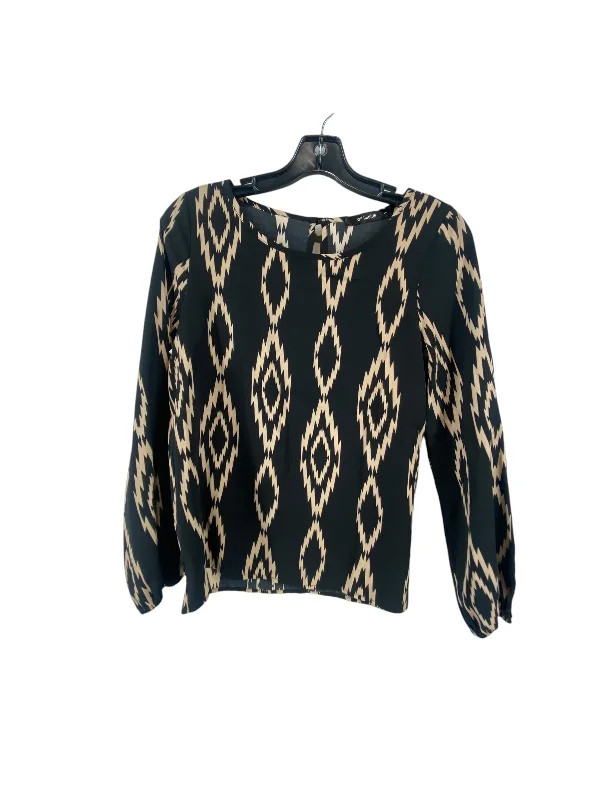 Top Long Sleeve By Clothes Mentor In Black, Size: S