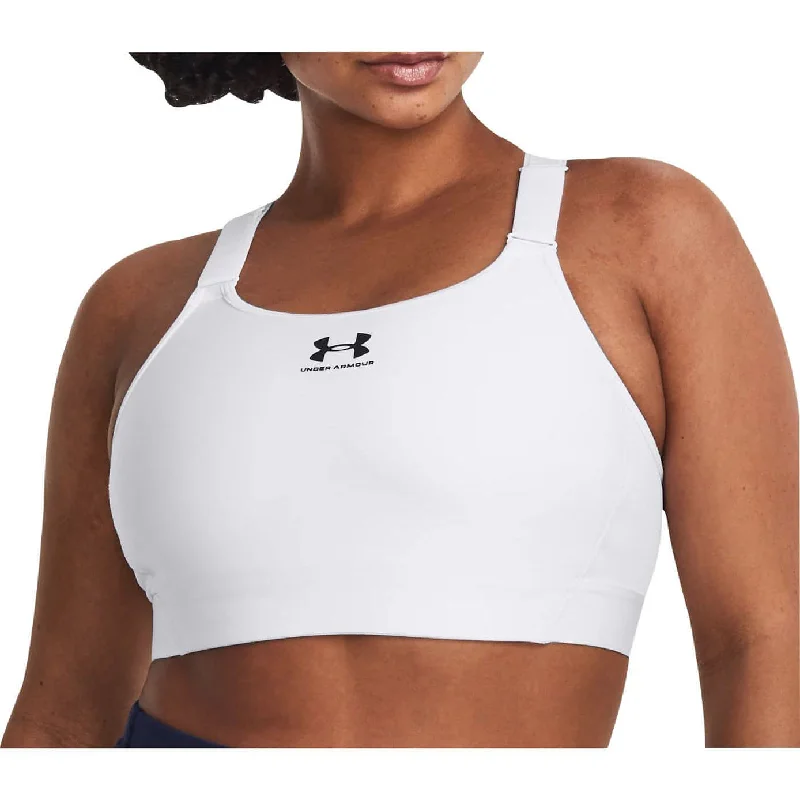 Under Armour HeatGear Armour High Womens Sports Bra - White