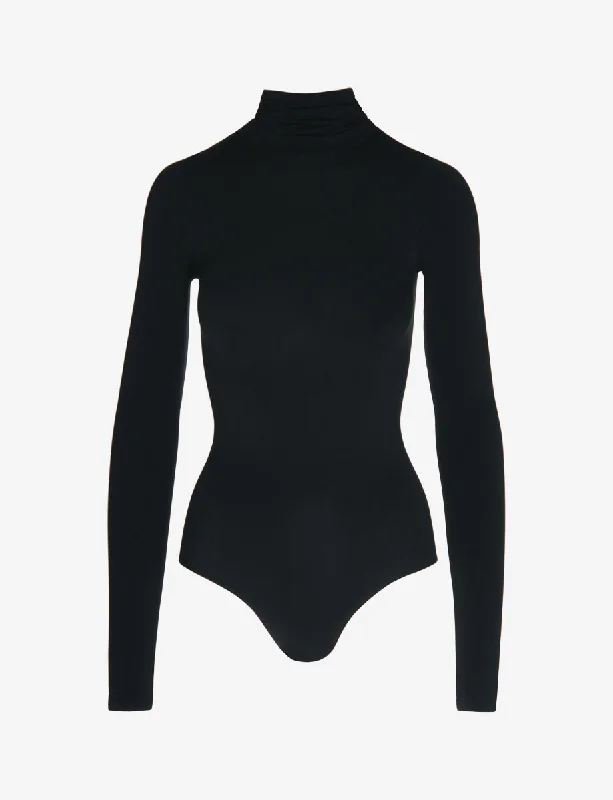 Ballet Long Turtleneck Bodysuit with Thumbholes