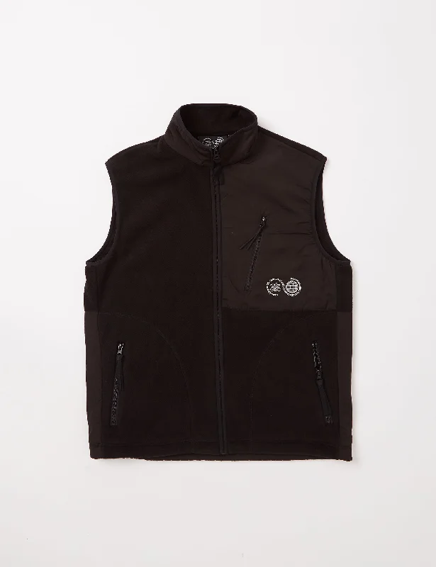 Carrier Goods Micro Fleece Vest - Black