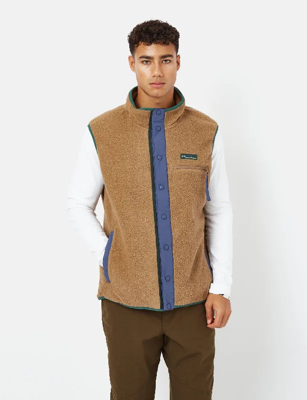 Columbia Helvetia Vest - Delta Brown/Dark Mountain Grey