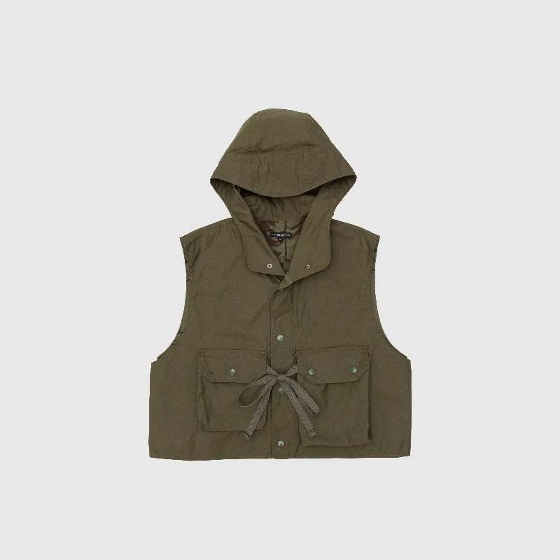 CP WEATHER HOODED SHORT VEST