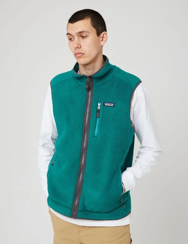 Patagonia Retro Pile Fleece Vest - Borealis Green