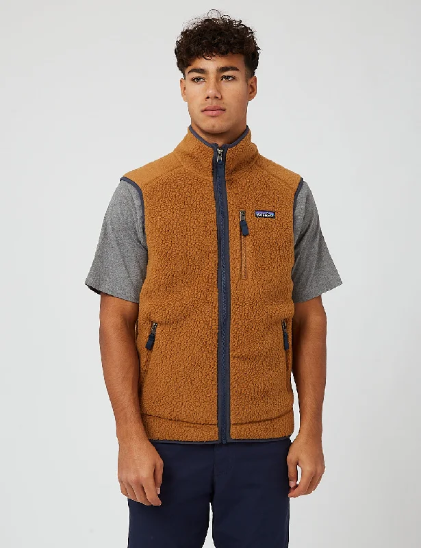 Patagonia Retro Pile Vest - Bear Brown