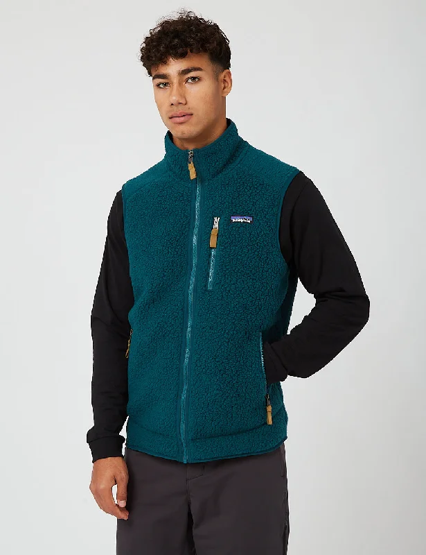 Patagonia Retro Pile Vest - Dark Borealis Green