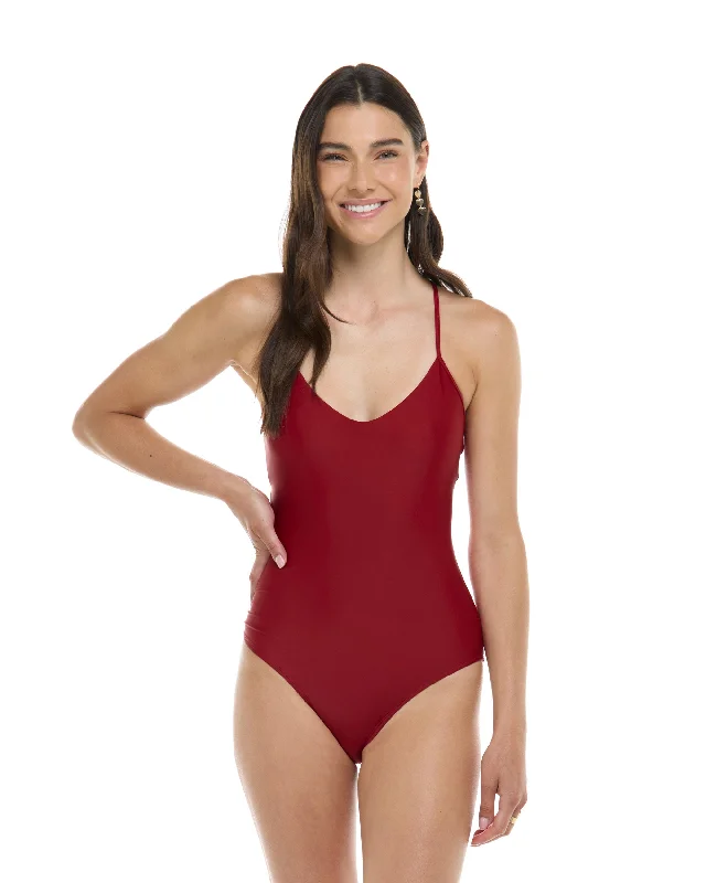 Smoothies Sandbar One-Piece Tank - Cranberry