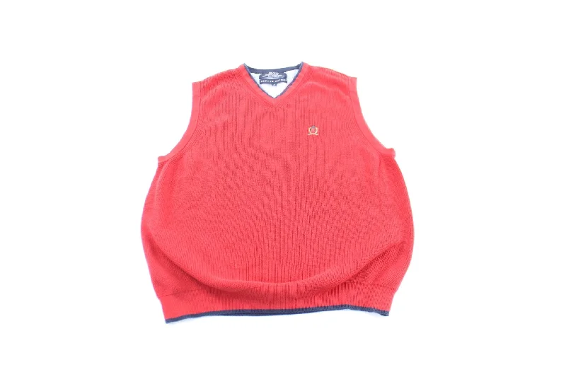 Tommy Hilfiger Red Knit Vest