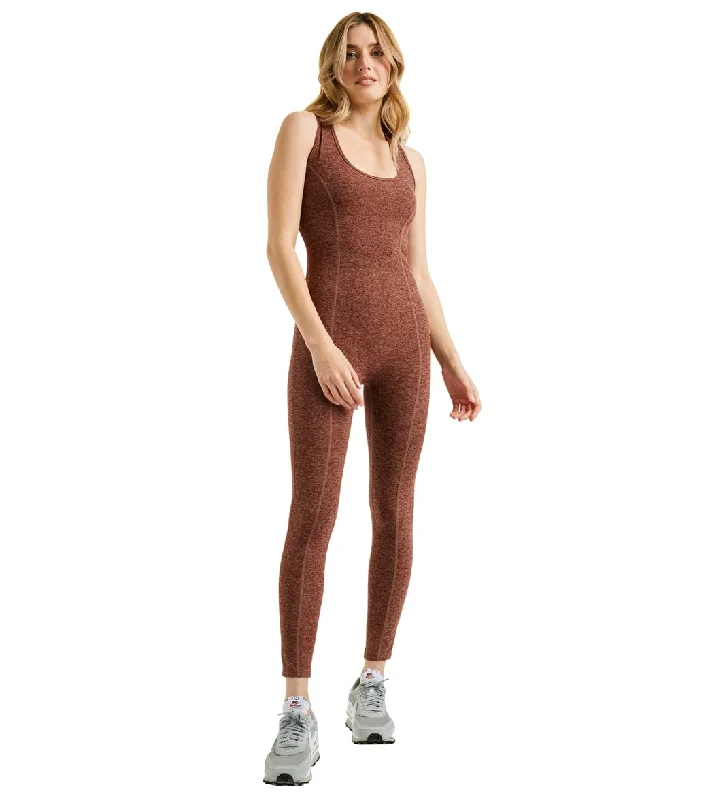 Year of Ours Stretch Onesie Red Rock